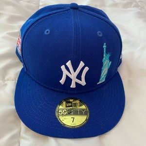 NY Yankees Hat with World Series patch